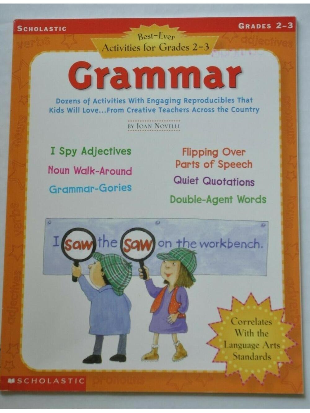 Grade 2 3 Grammar Teacher Resource Book Best-Ever Activities Standards